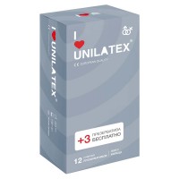 Презервативы с кольцами Unilatex® Ribbed 1 уп (12+3 шт)