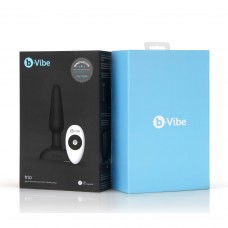 Анальная премиум-пробка с 3 моторами B-Vibe Trio Plug BLACK