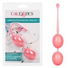 Эргономичные вагинальные шарики Weighted Kegel, розовые
